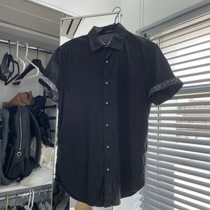 Robert Graham Men’s Black Short Sleeve Button Up